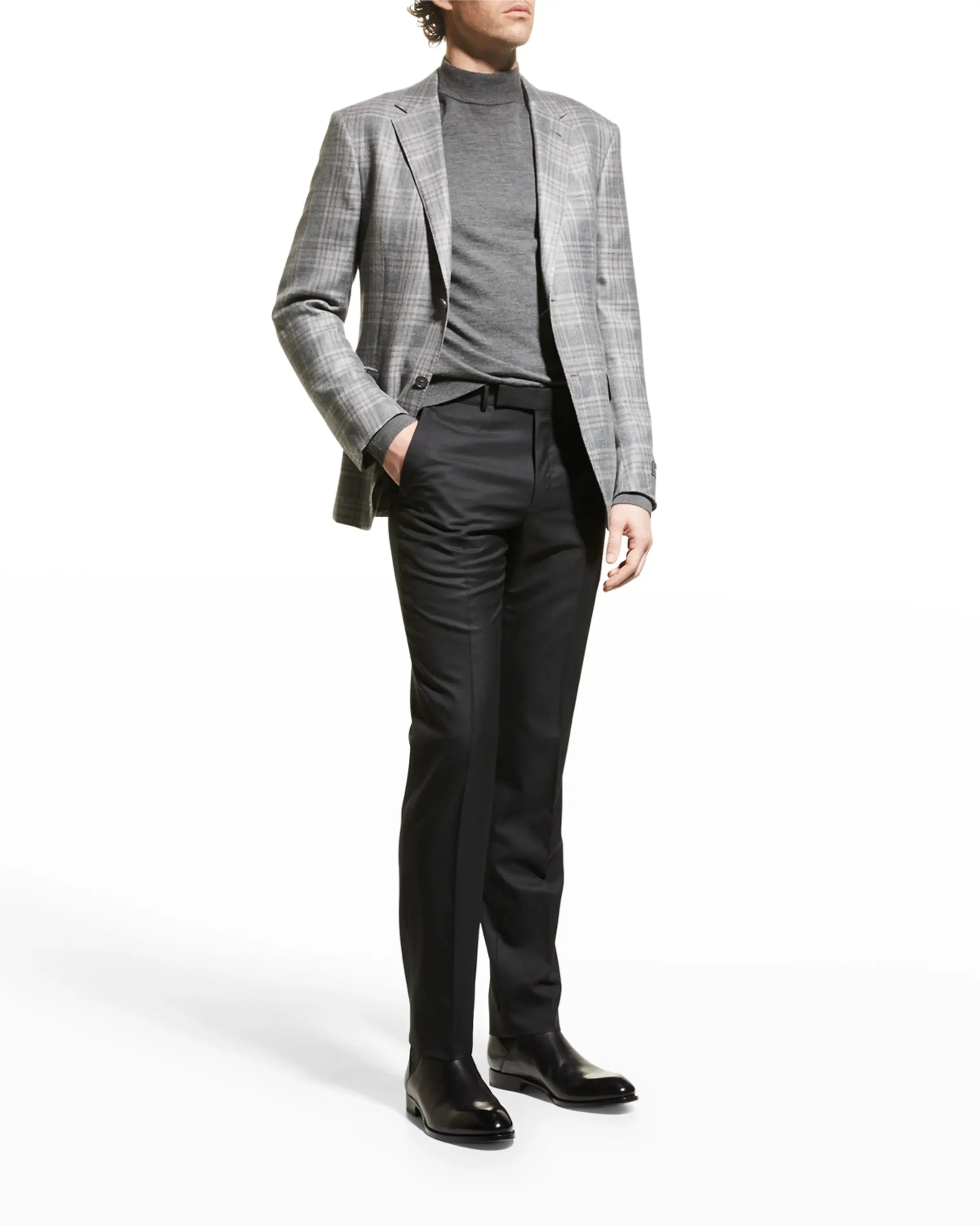 ERMENEGILDO ZEGNA - "MICRONSPHERE" Black Premium Dress Pants - 42W (58EU)