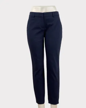 Express Navy Blue Stretch Mid-Rise Pants (W30)