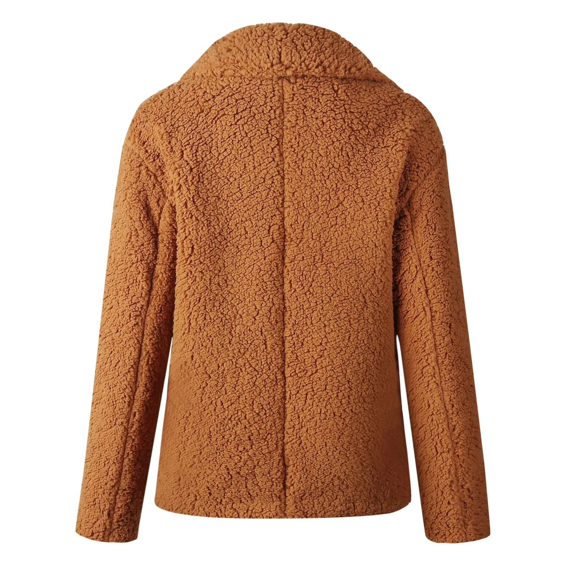 Fall / Winter Button Lapel Pocket Blouse