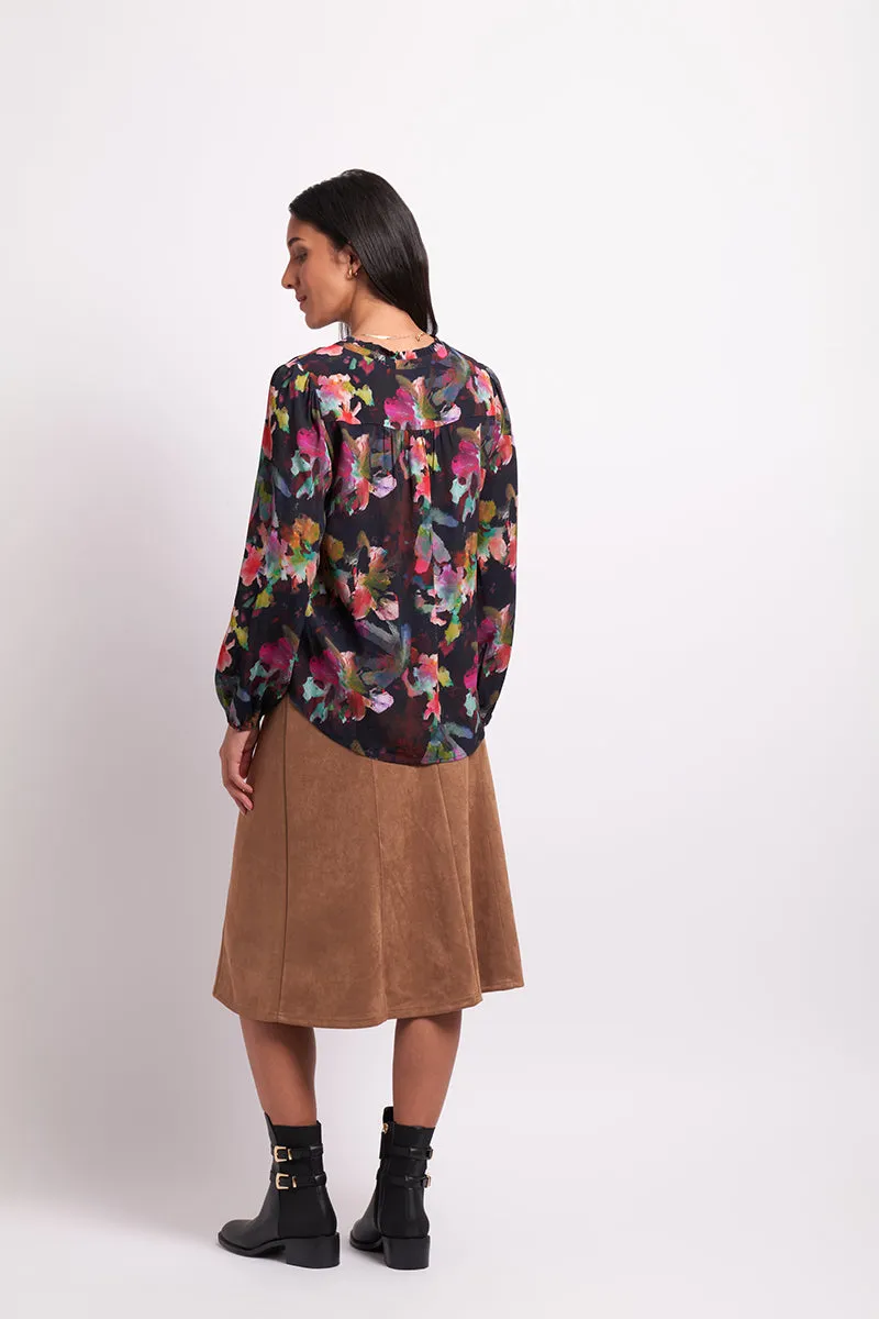 Flare Play Skirt in Biscuit