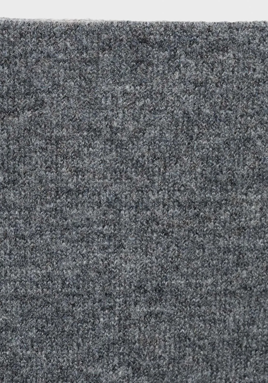 Flared knitted skirt - Gray