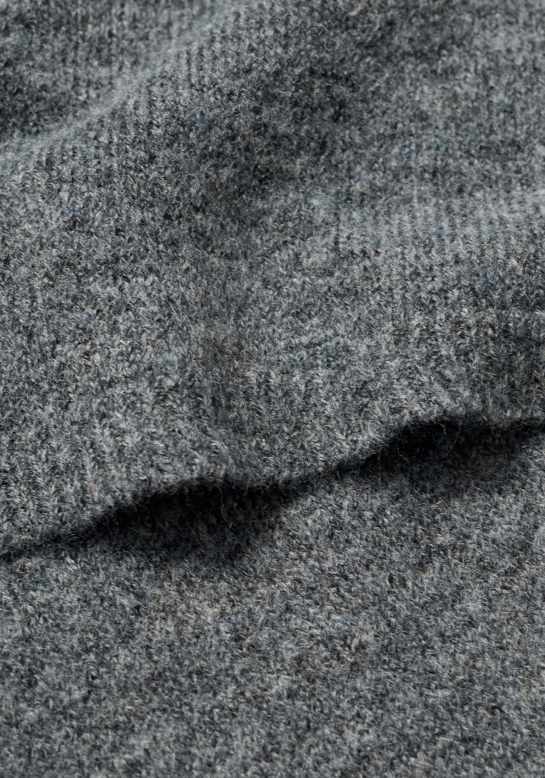 Flared knitted skirt - Gray