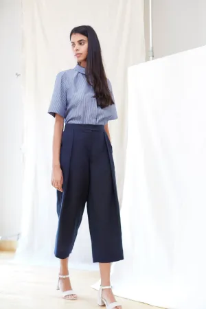 Flared Single Pleat Pant