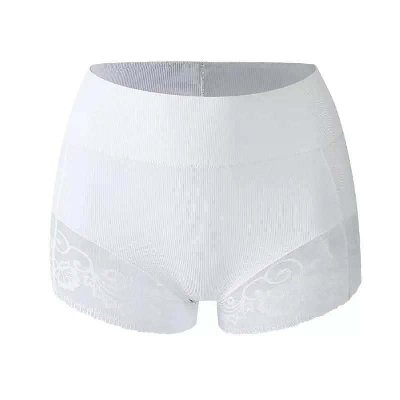 Flarixa Plus Size Lace Women's Mid - Waist Seamless Shorts: Under - Skirt Protective Leggings
