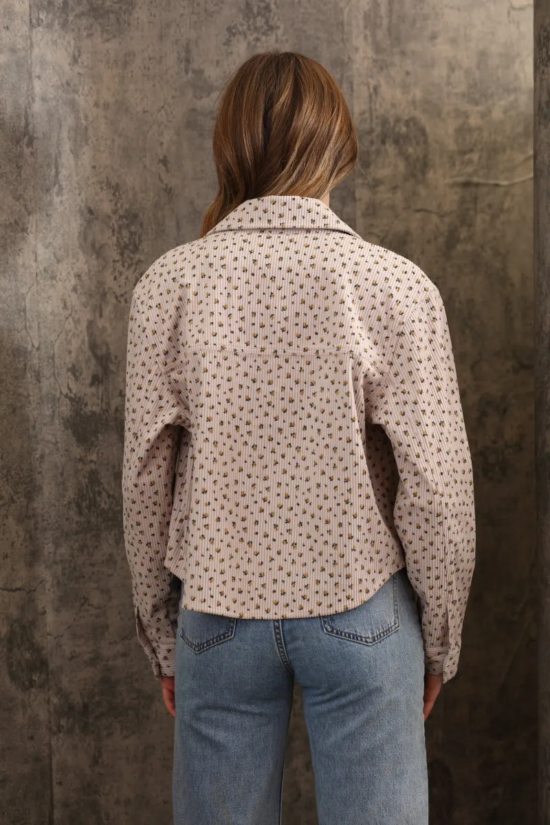 Floral Button Up Jacket