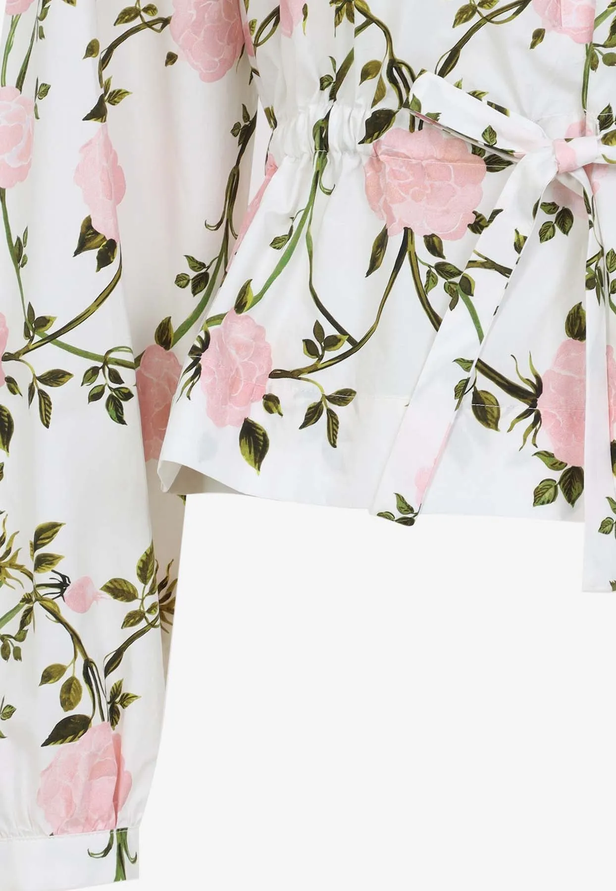 Floral Long-Sleeved Blouse