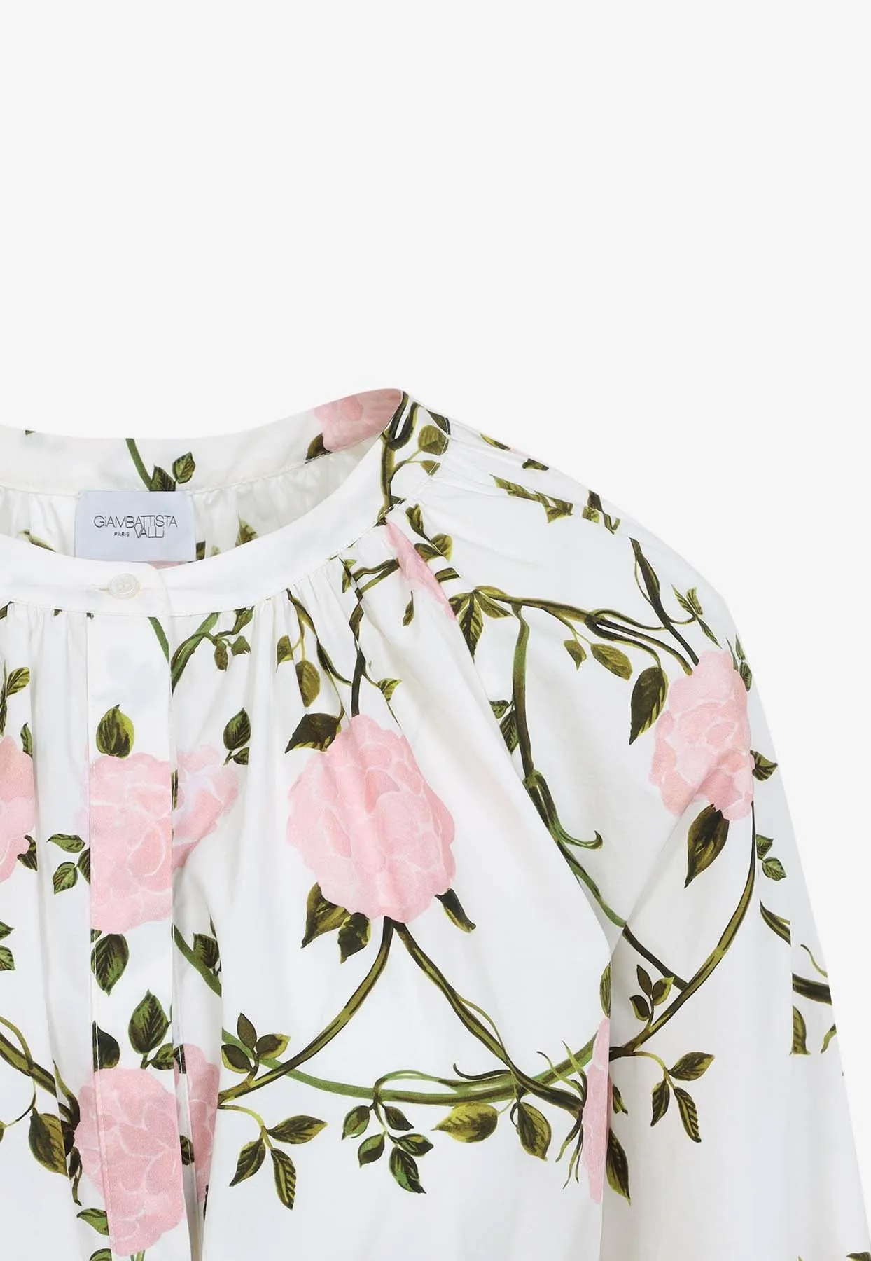 Floral Long-Sleeved Blouse