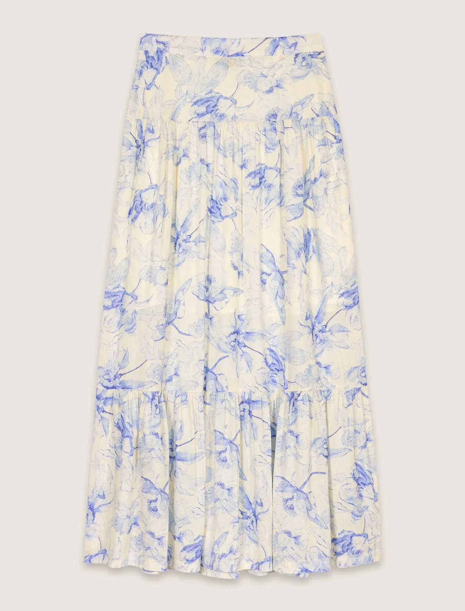 Floral maxi skirt