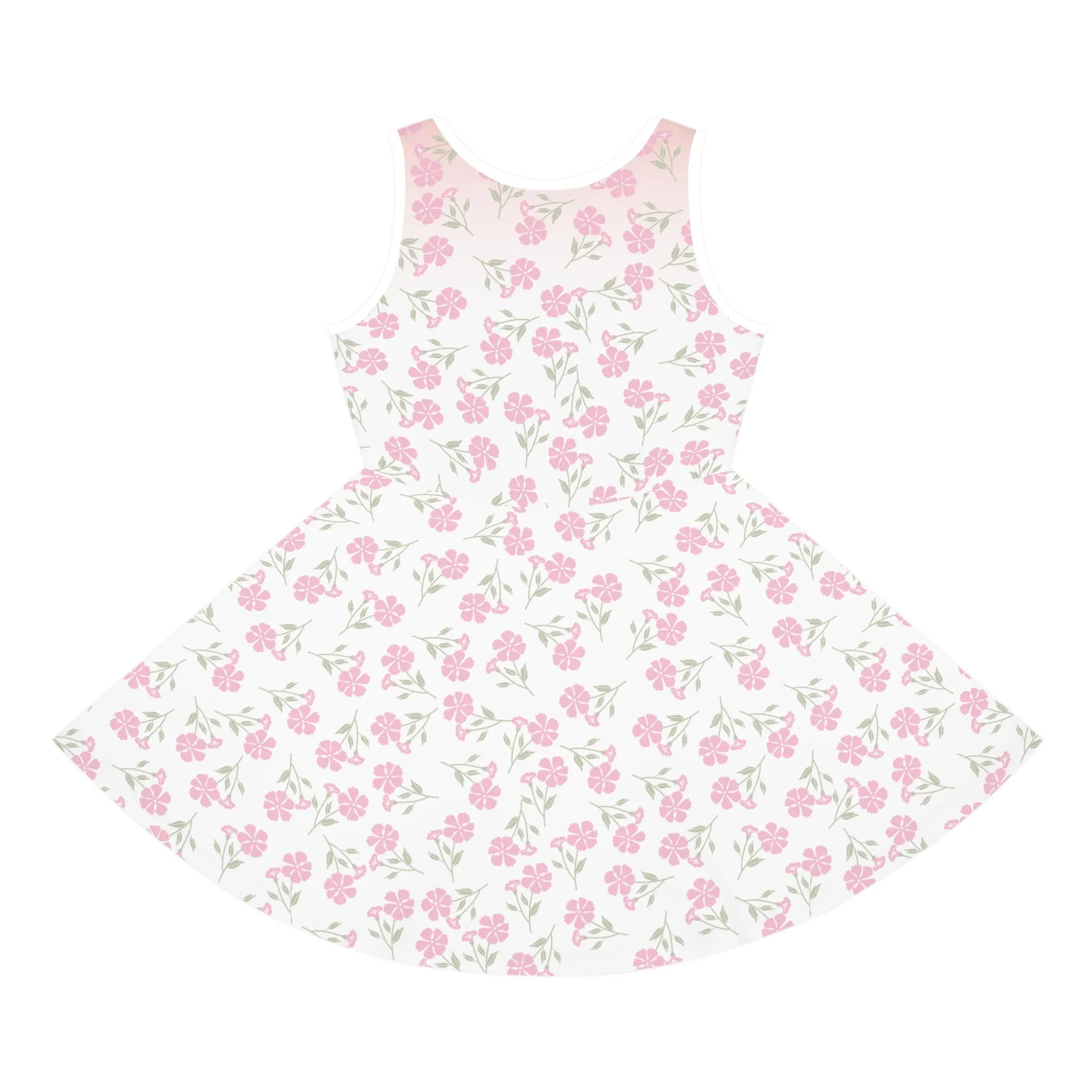 Floral Pink Girls' Sleeveless Sundress Kiki Collection
