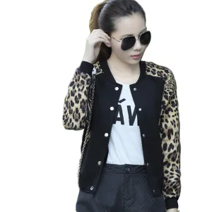 Flower Print Plus big Size Baseball short Jacket Women Round Collar Button Thin Bomber Jackets Long Sleeves girl Coat