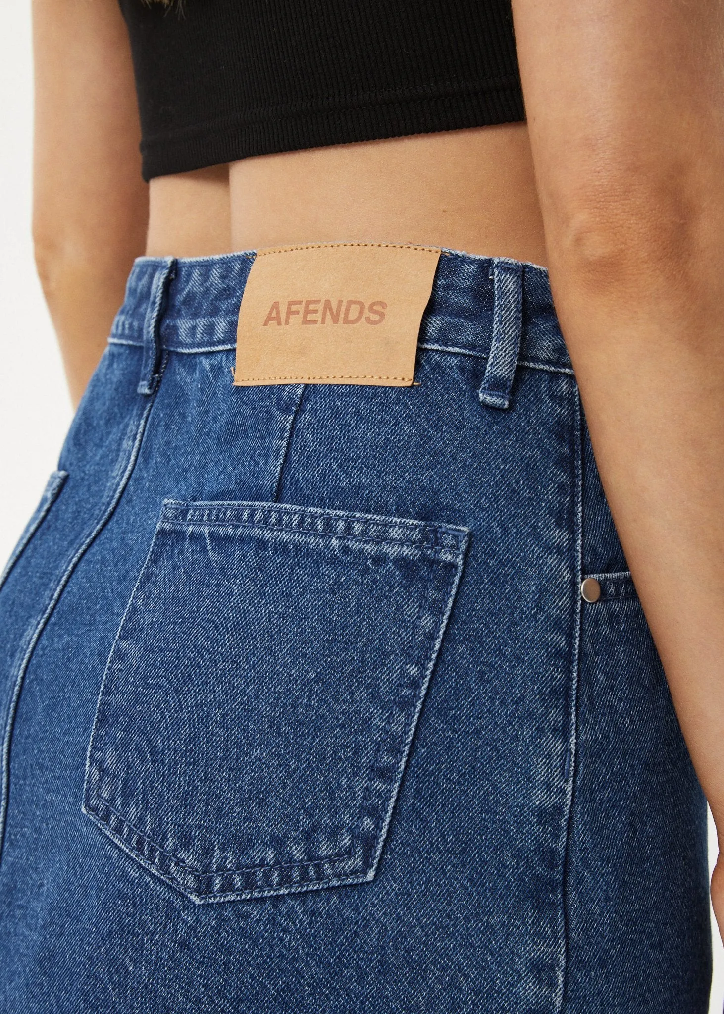 Georgia - Hemp Denim Skirt