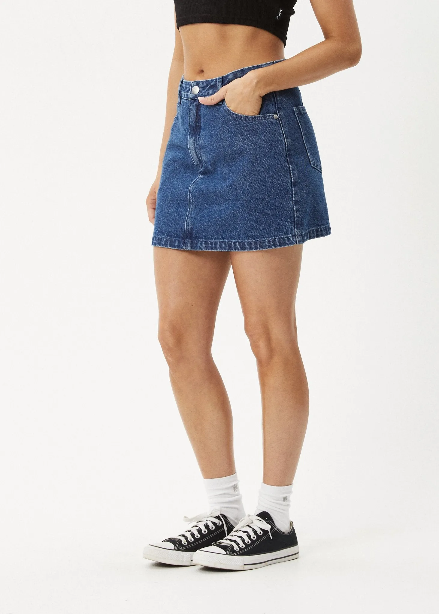 Georgia - Hemp Denim Skirt