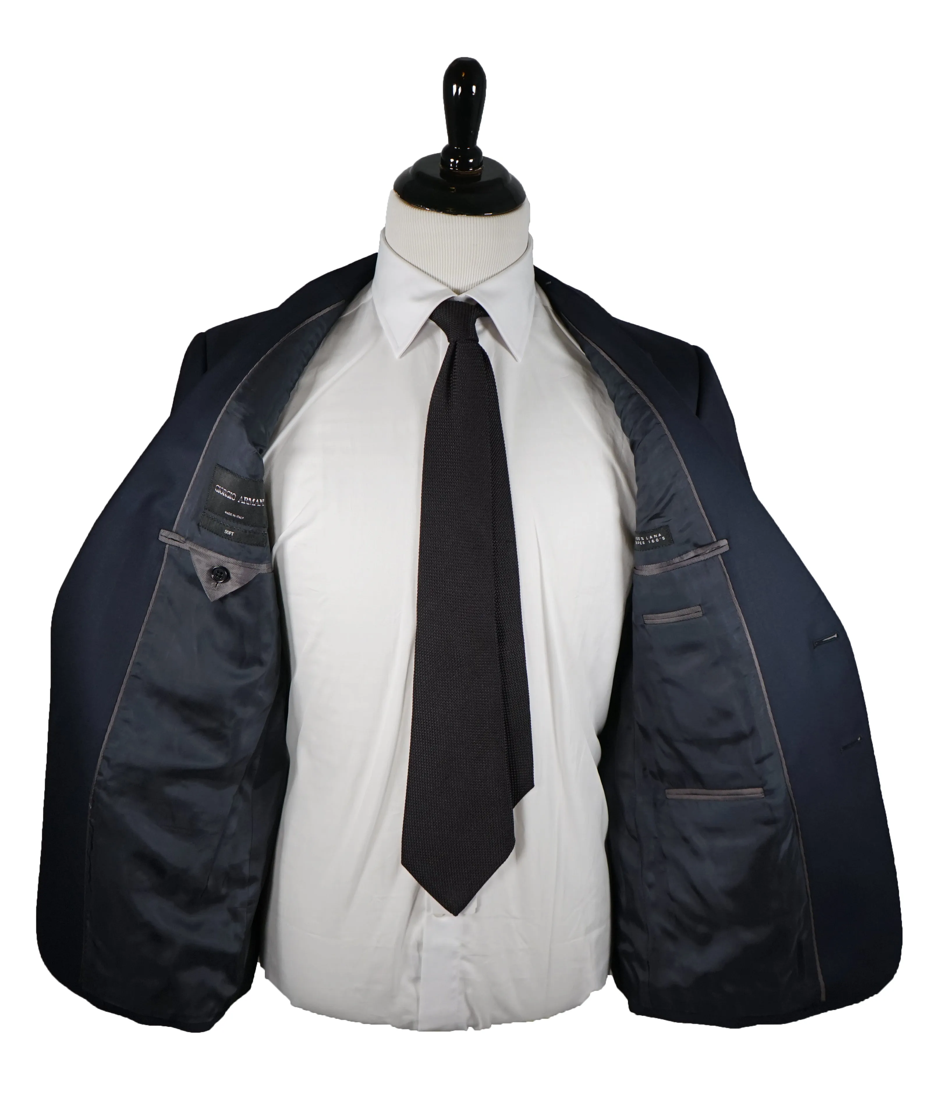 GIORGIO ARMANI - Navy Super 160’s  “SOFT” Collection Suit - 40S