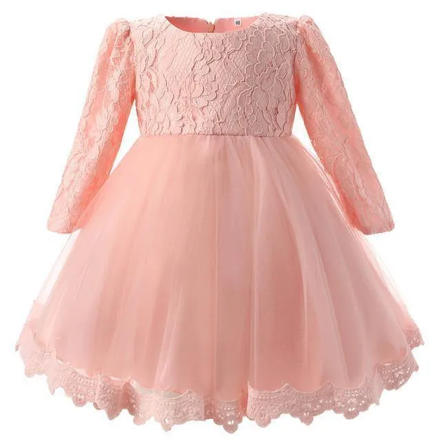 Girls Dresses, Christening, Wedding, Party Dress for Kids 0-2 Yrs