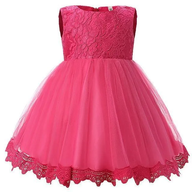 Girls Dresses, Christening, Wedding, Party Dress for Kids 0-2 Yrs