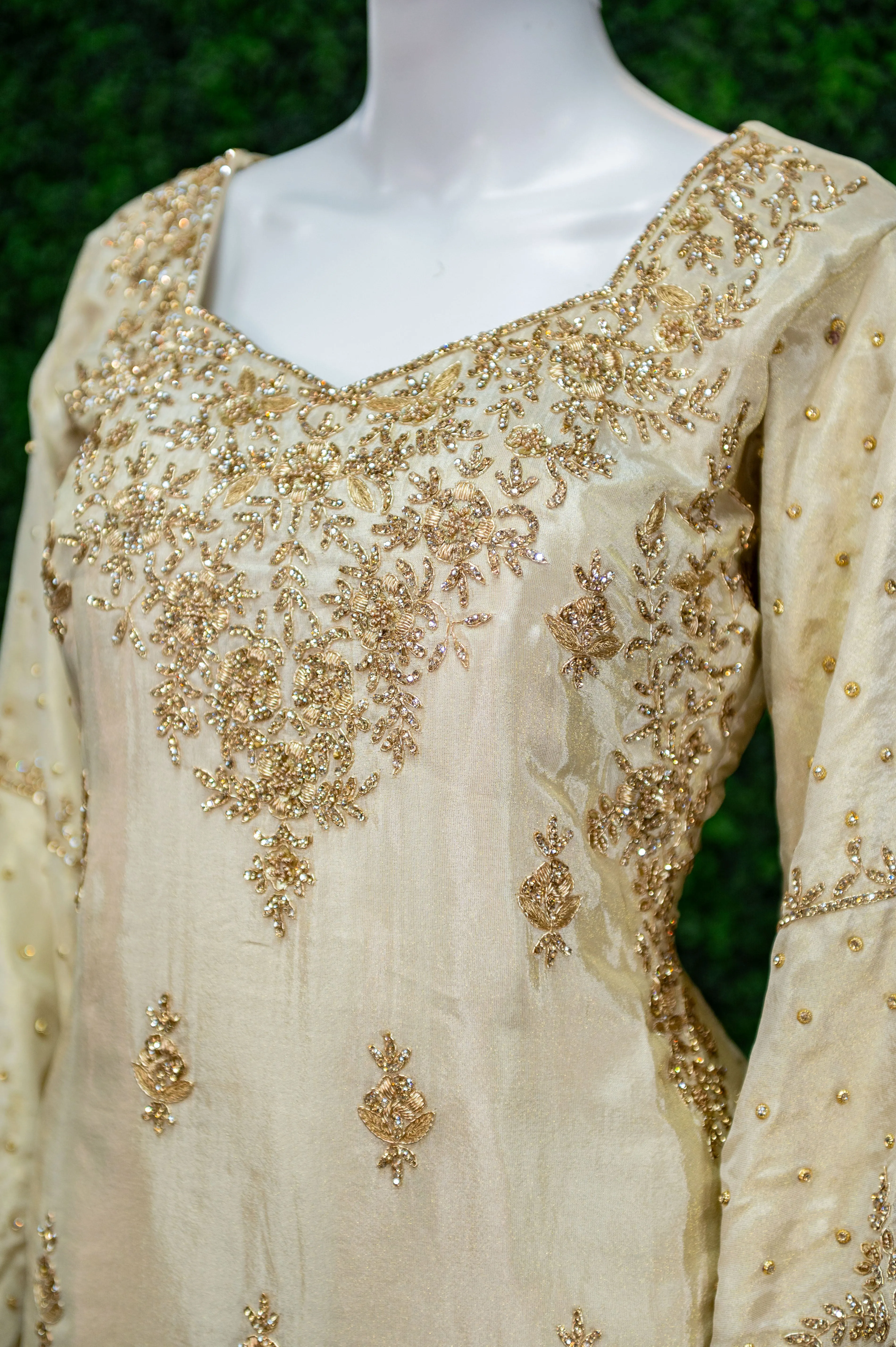 Golden Stone Work Golden Suit