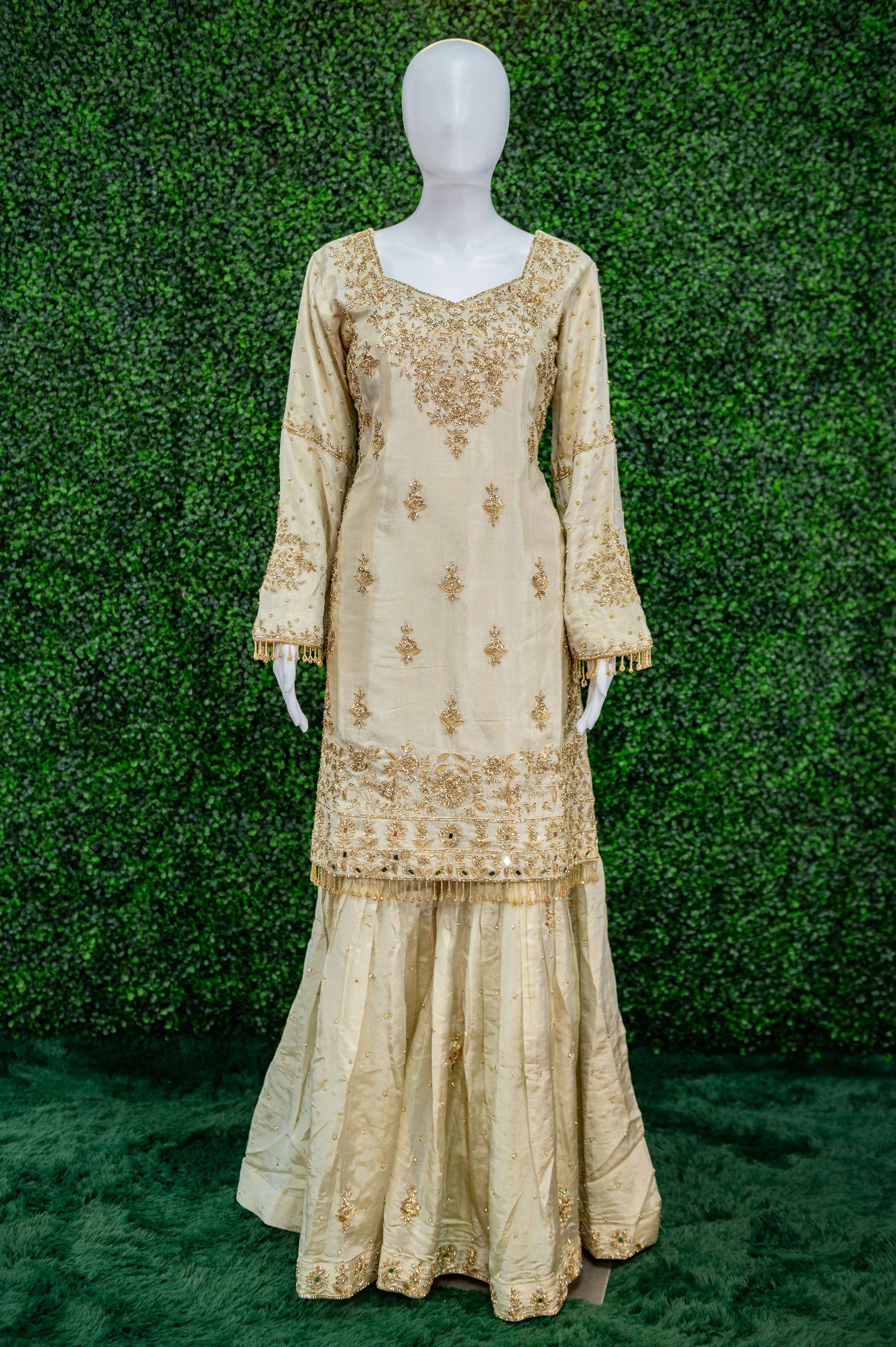 Golden Stone Work Golden Suit