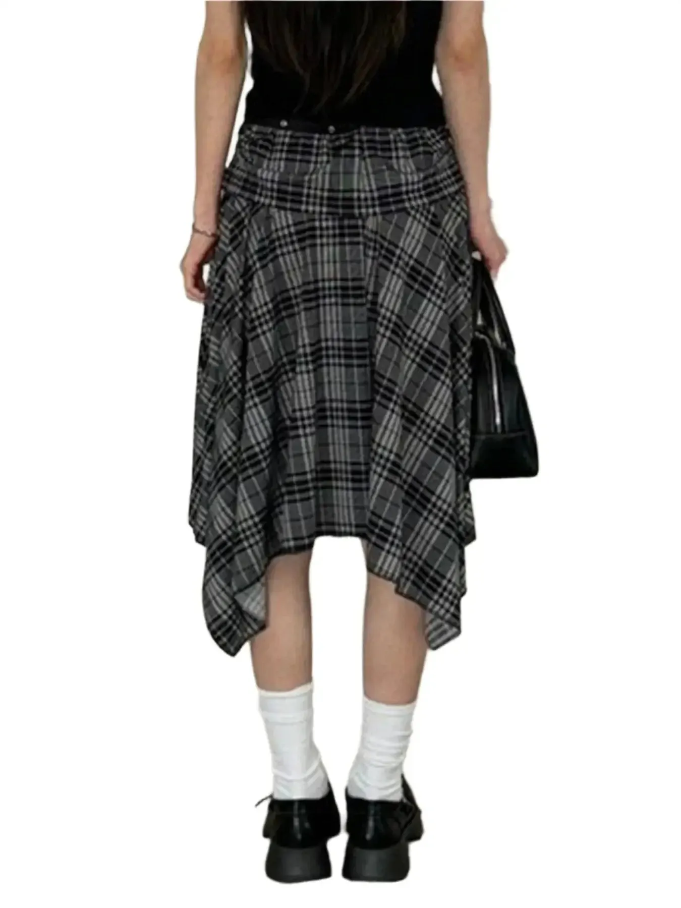 Grey Midi Skirt