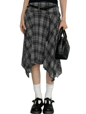 Grey Midi Skirt