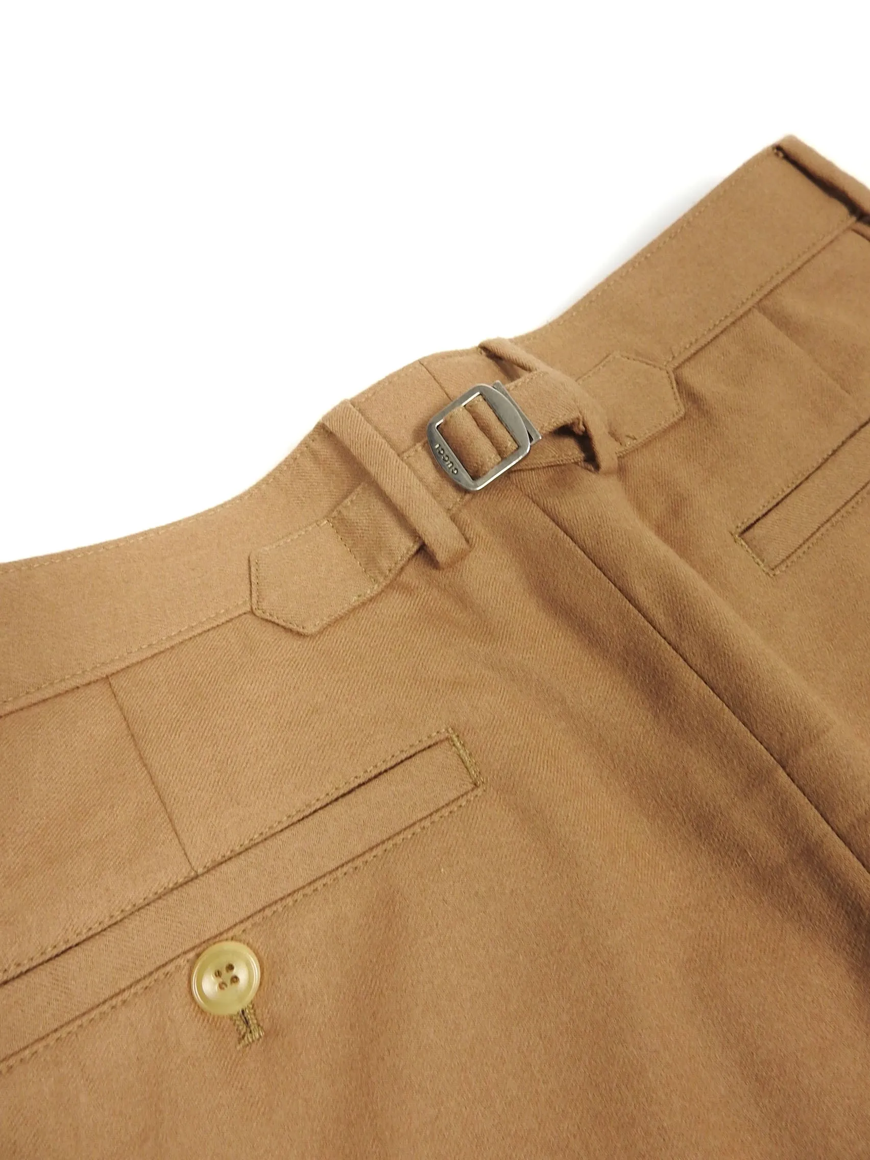 Gucci Brown Wool Pants Size 46