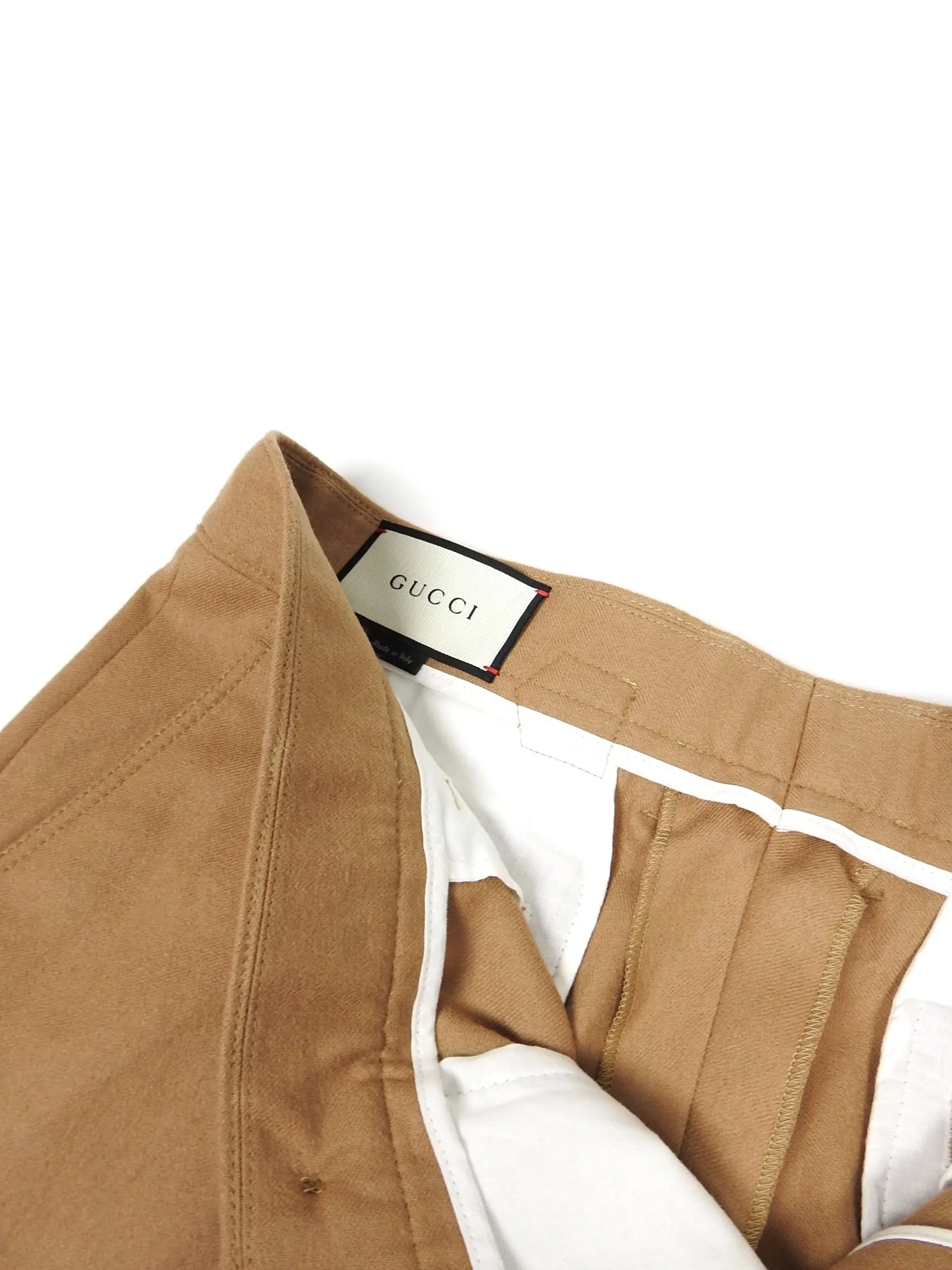 Gucci Brown Wool Pants Size 46