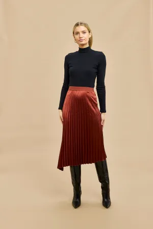 GYSETTE Leona Pleated Skirt - Peacan