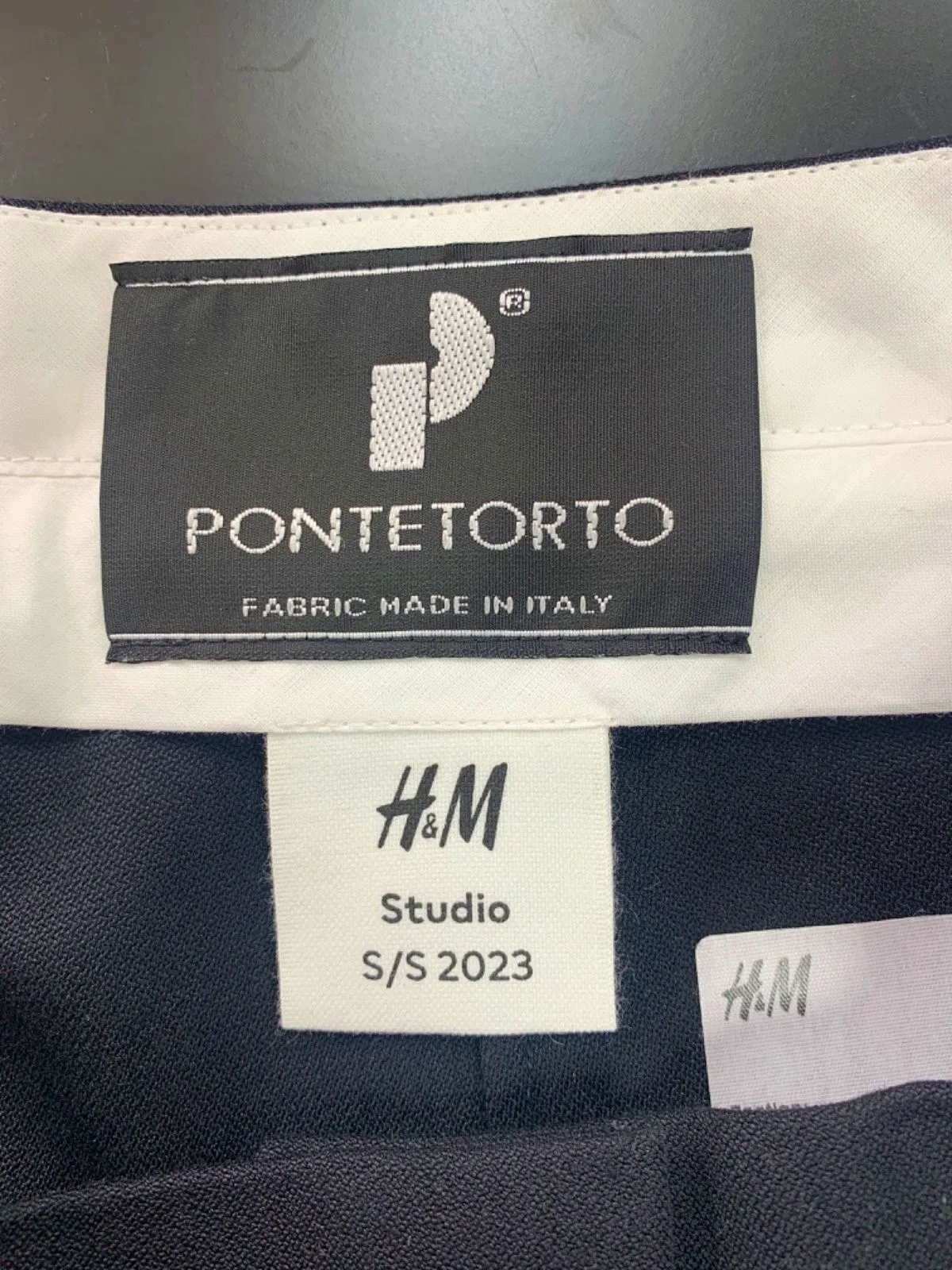 H&M Black Studio Runway Pants 12