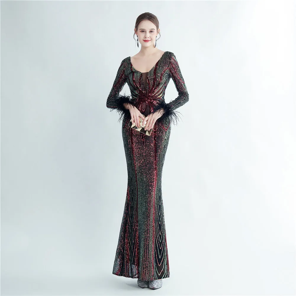 Horae-31213 Formal Dresses evening dress
