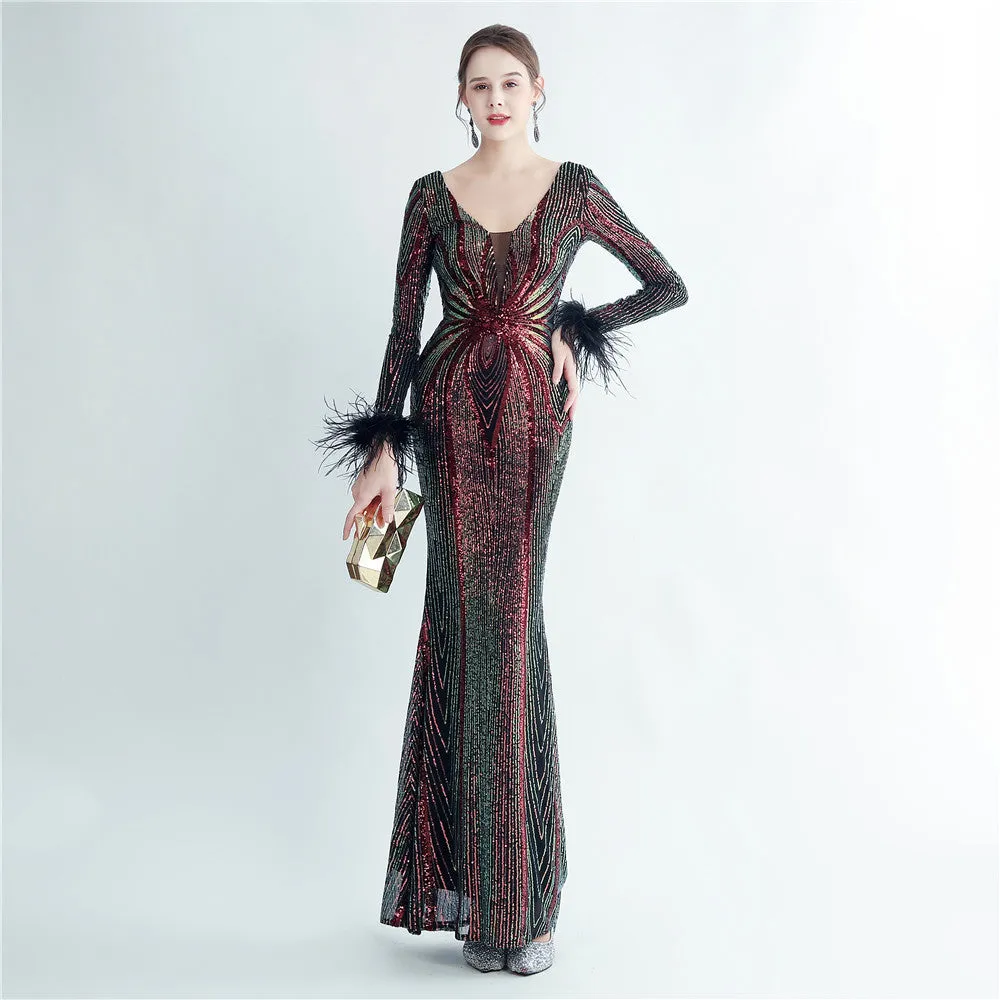 Horae-31213 Formal Dresses evening dress