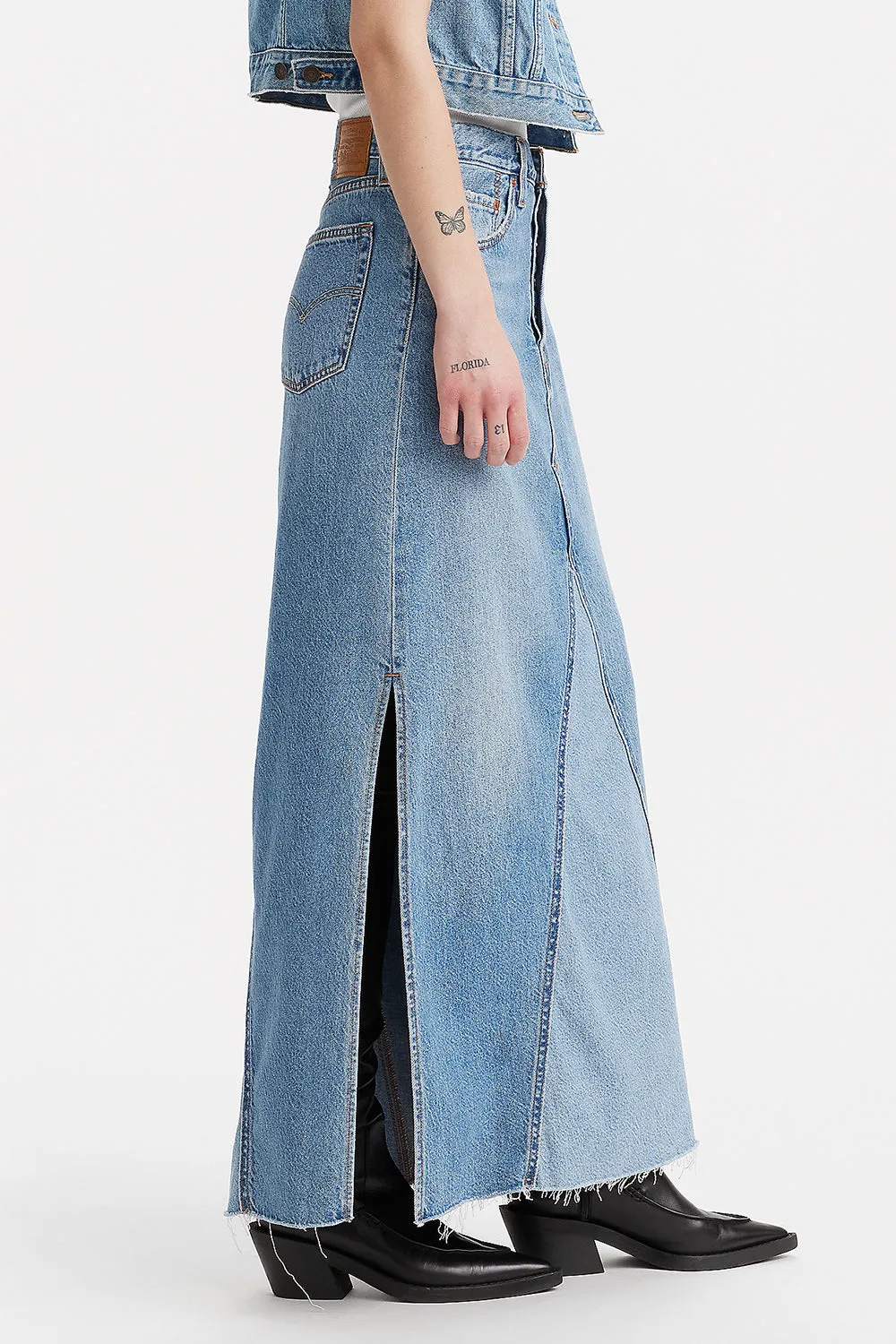 Icon Long Skirt Own It Blue