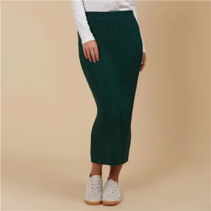 Isle of Mine Juno Knit Skirt - Pine