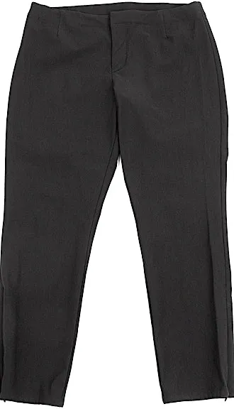 Issey Miyake Japan. HaaT Hem Zip Design Black Stretch Pants