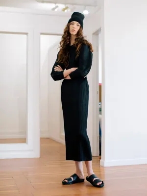 Issey Miyake Mid-Calf Skirt, Black