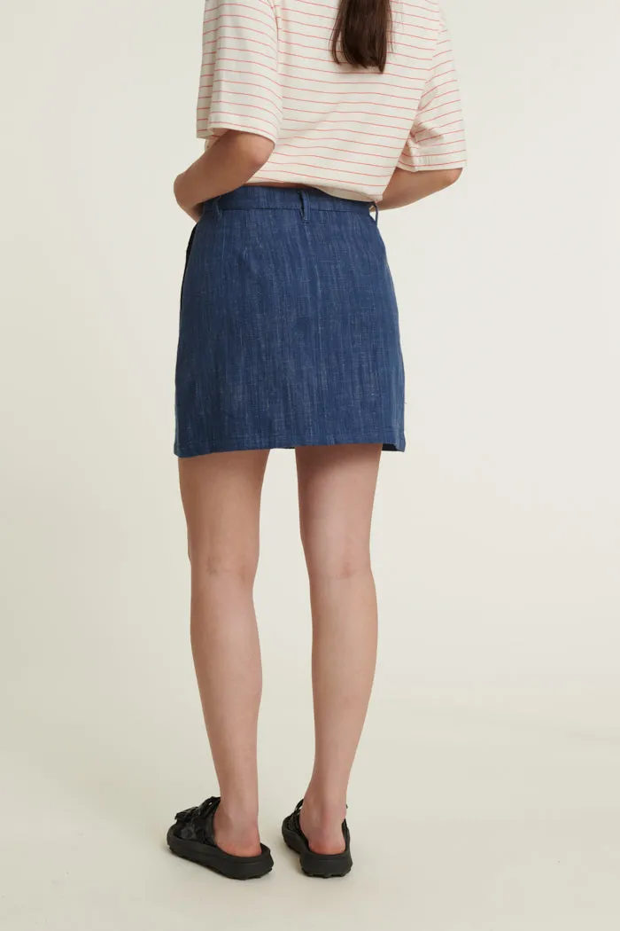 Jen Skirt - Mid Blue
