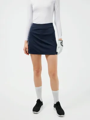 J.Lindeberg Womens Amelie Mid Golf Skirt  - JL NAVY