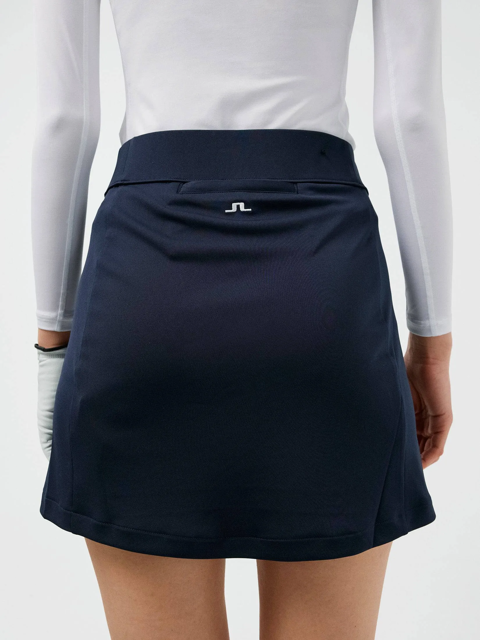 J.Lindeberg Womens Amelie Mid Golf Skirt  - JL NAVY