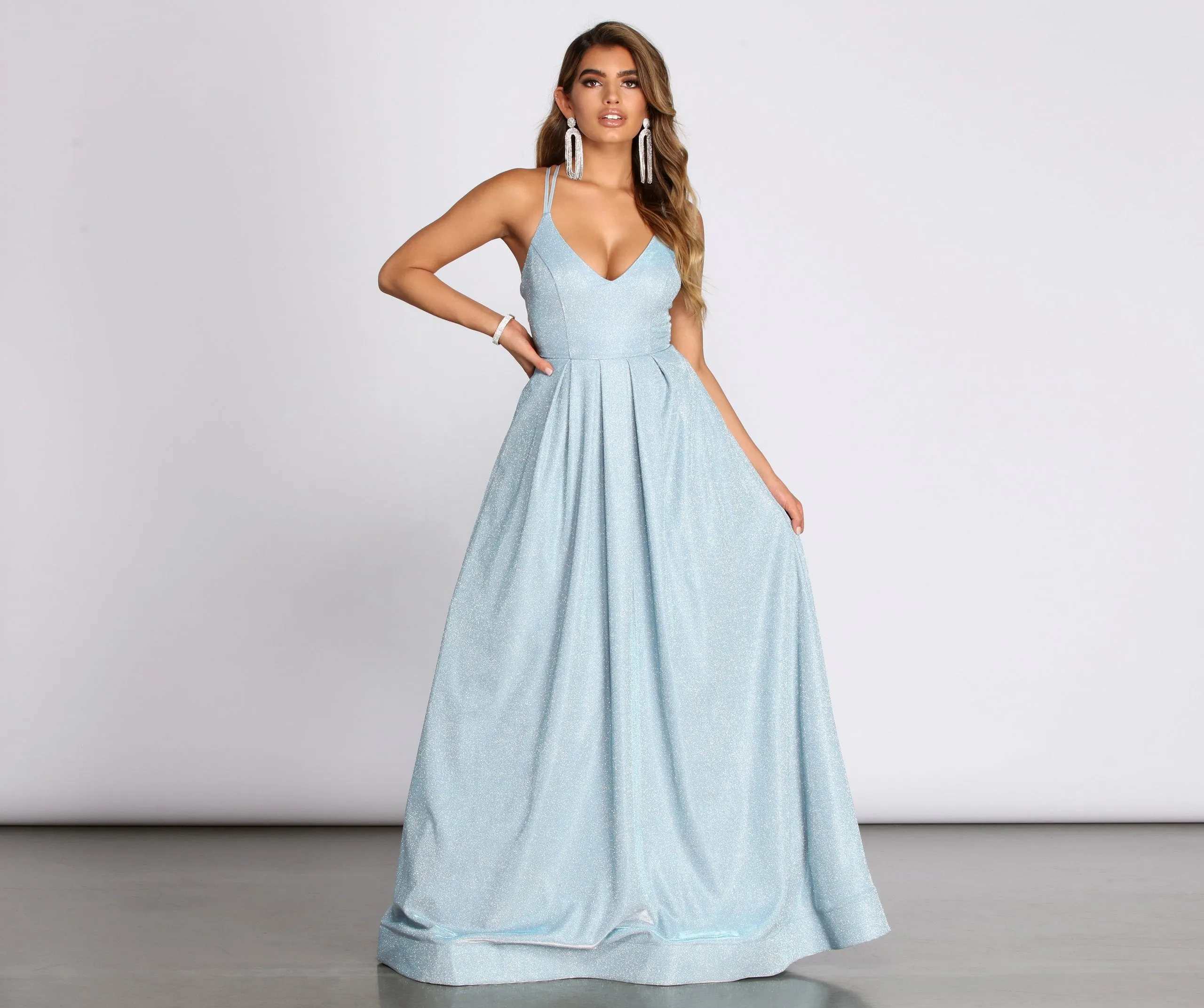 Jules Glitter Stylish Ball Gown