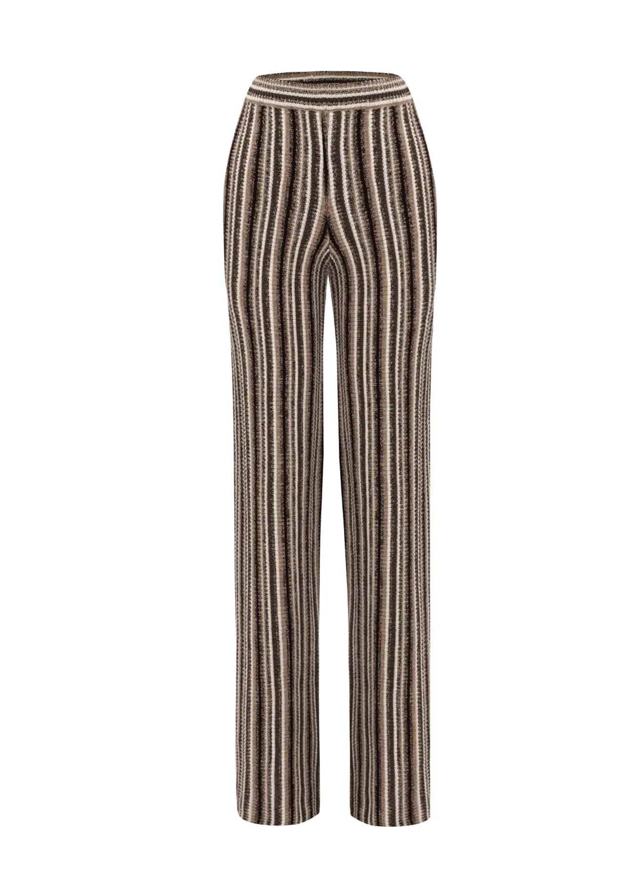 Juniper Striped Wool Wide Leg Pants