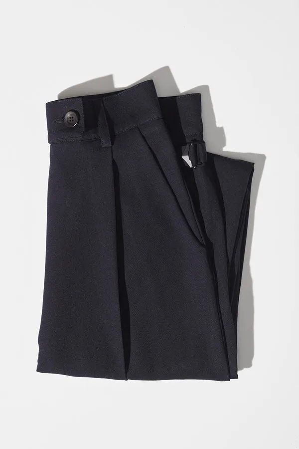 Kate Navy Japanese Twill Wool Pants