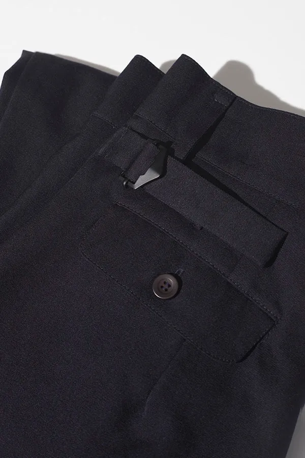 Kate Navy Japanese Twill Wool Pants