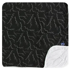 KicKee Pants Zebra Lightning Toddler Blanket