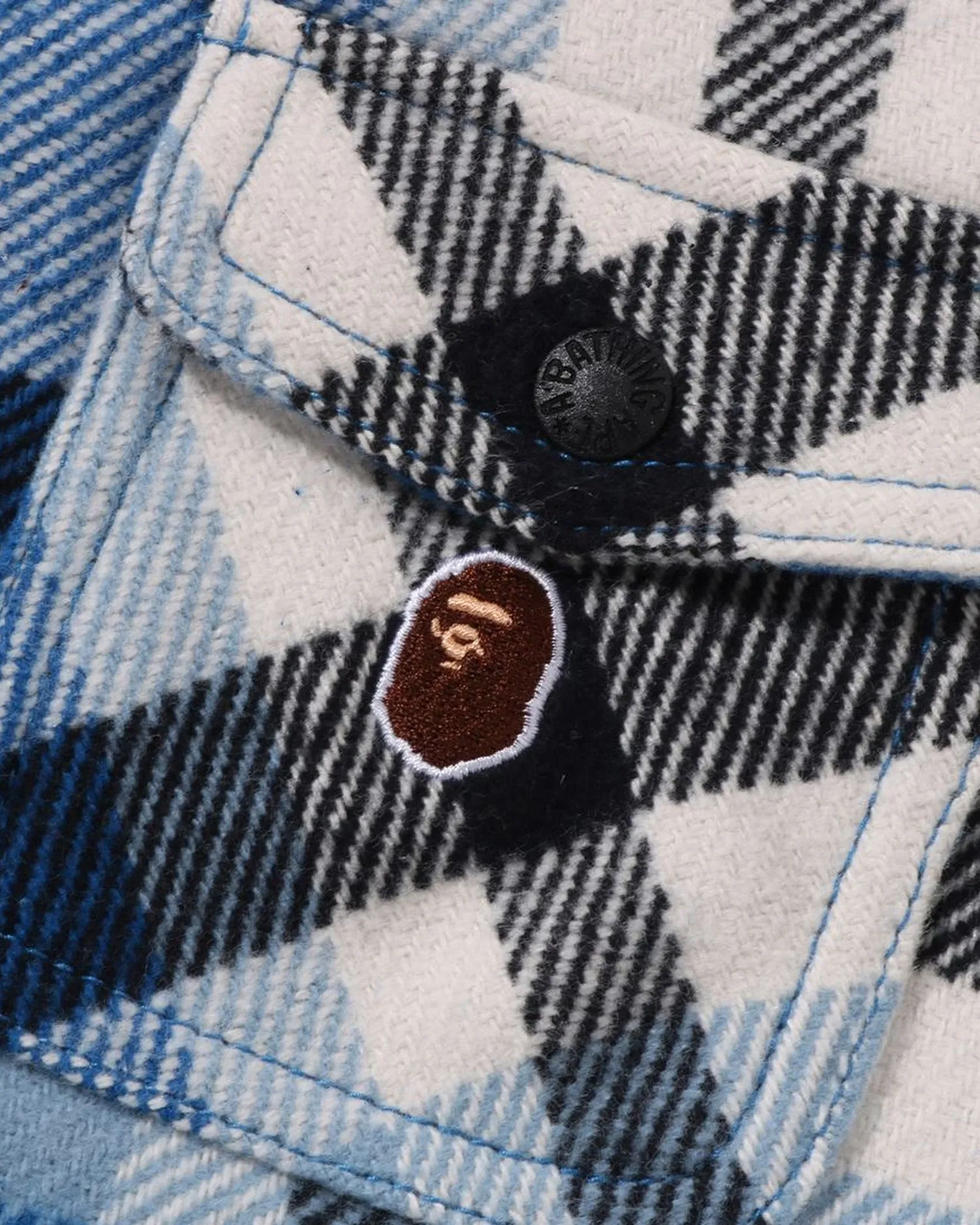 Kids BAPE Check Jacket