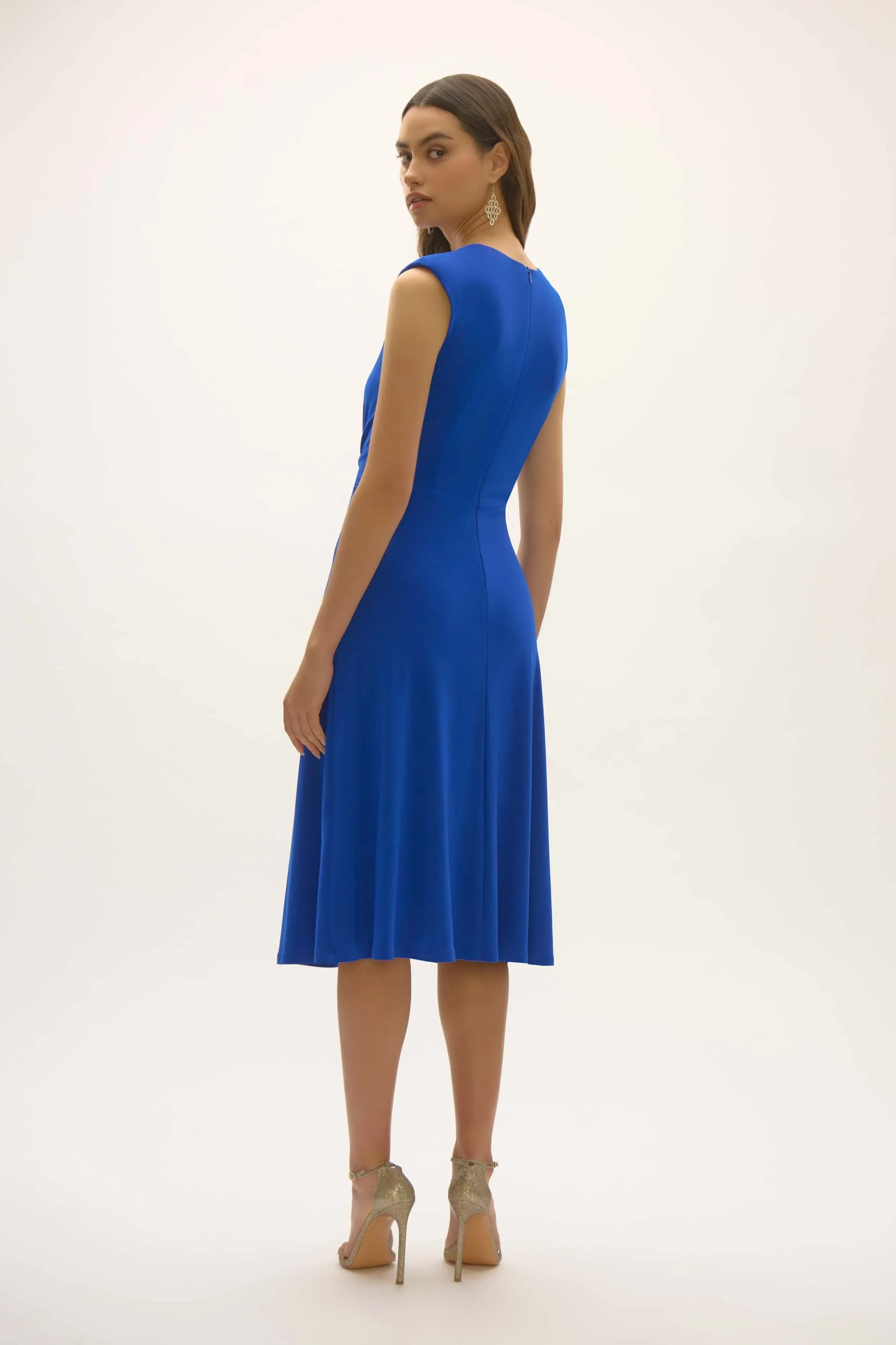 Knee-length Fit And Flare Dress
