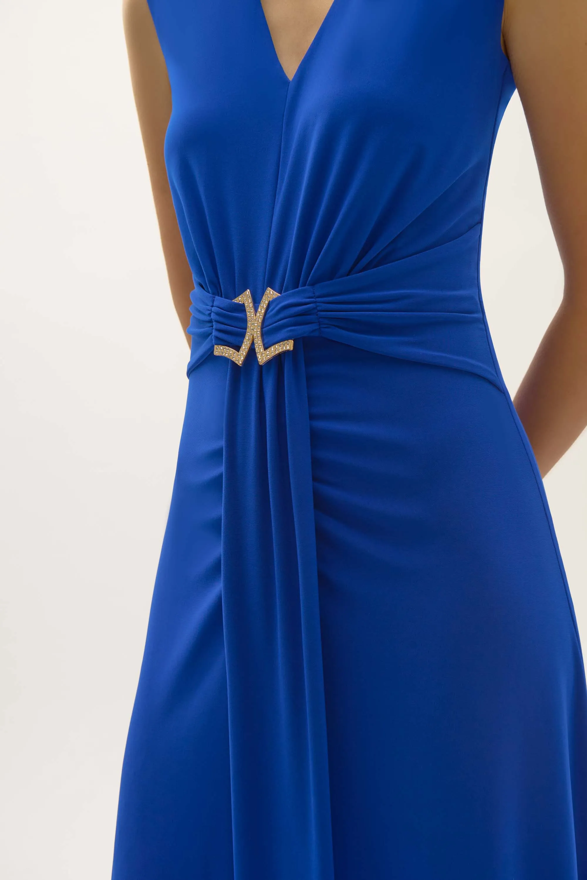 Knee-length Fit And Flare Dress