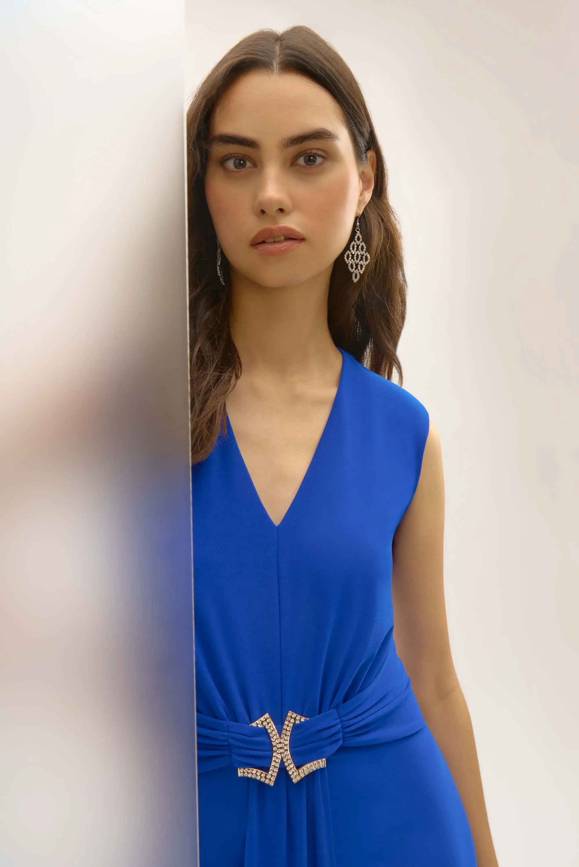 Knee-length Fit And Flare Dress