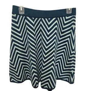 Krimson Klover Sm Merino Wool blend Soft short flared ZigZag Skirts Warm Stylish