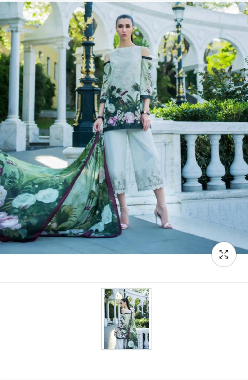 Lawn dress by honey waqar Model# L 1525
