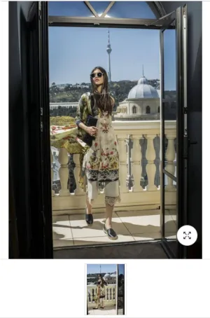 Lawn Dress by honey waqar Model# L 1530