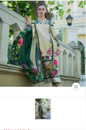 Lawn dress by honey waqar Model# L 1537