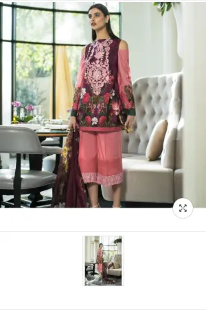 Lawn dress by honey waqar Model# L 1538